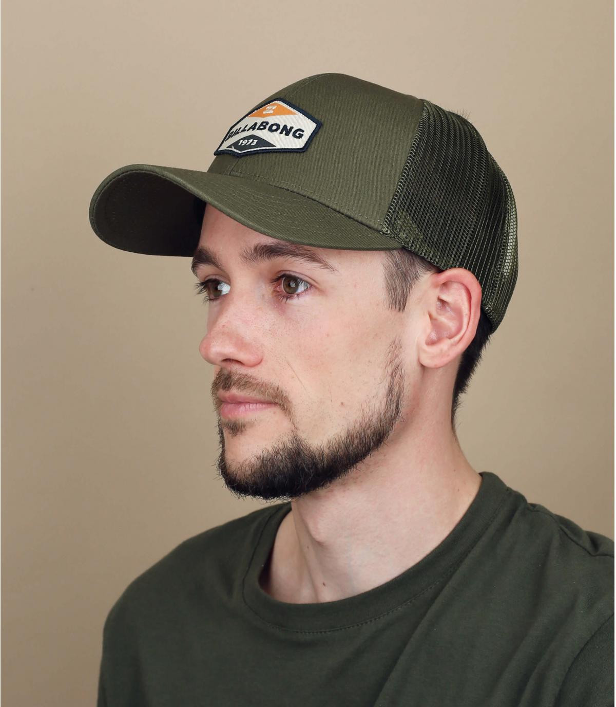 trucker Billabong verde. Walled Trucker military